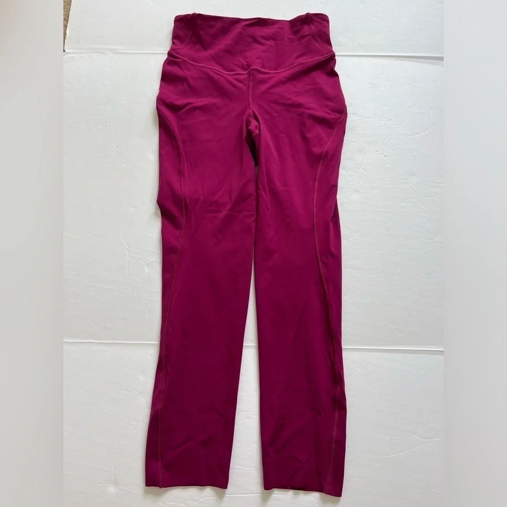 Lululemon Base Pace High Rise Crop Size 4 Pink